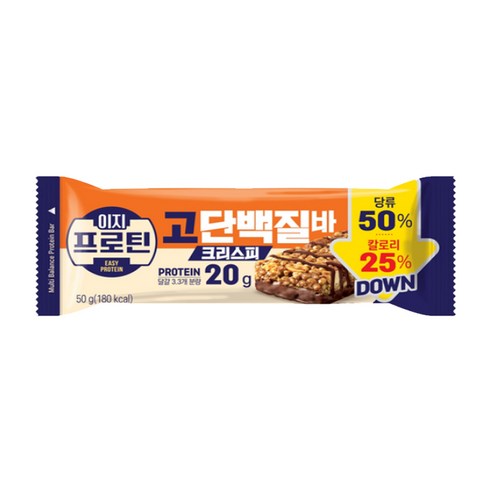 롯데 이지 프로틴 고단백질바 크리스피