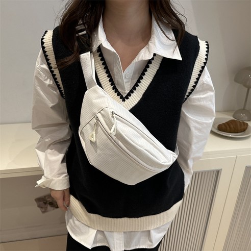 힙스터 감성 가득한 가성비 갑 캔버스 힙색