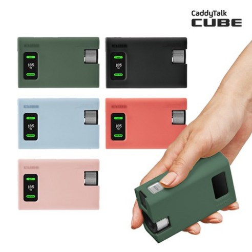 캐디톡 큐브 레이저 골프 거리측정기 실리콘 케이스, 캐디톡 큐브 전용 비스포크 케이스, 미드나잇, 1개