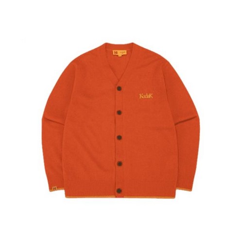 KODAK Apparel 코델 울 가디건 ORANGE