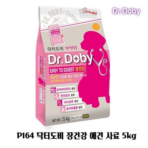 닥터도비 장건강 5kg 강아지밥, 본상품선택, 1개