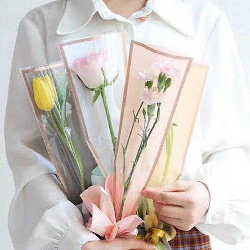 꽃다발의 아름다움을 더하는 아르띠콜로 꽃다발 포장지
