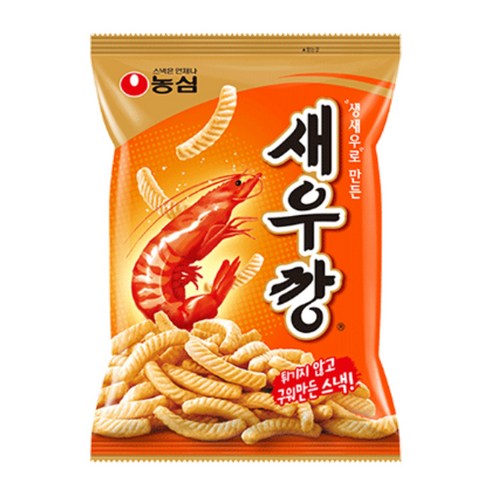 농심 새우깡, 90g, 4개