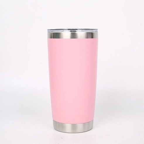 ZZJJC 아이디어 보온병 아이디어 텀블러 아웃도어 보온병, 핑크-2, 600 ml