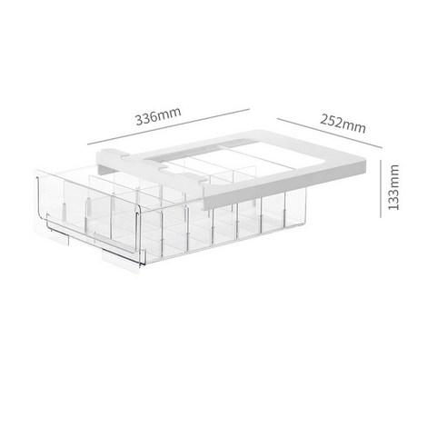 속옷 수납함 서랍형 의류 벽걸이 수납장 수납장 수납함 가정용 칸막이 수납, 벽걸이 미디엄 14칸