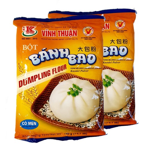 베트남 밀가루 봇 반바오 BOT BANH BAO 2개, 800g, 1개