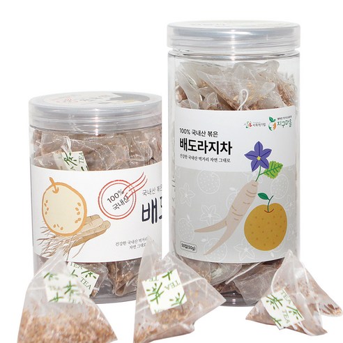 지구마을 국내산 삼각티백 전통차 배도라지차 티백차, 1g, 50개입, 1개