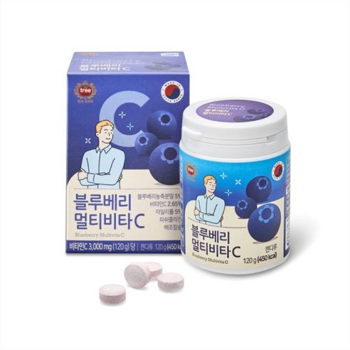 트리코리아 블루베리 멀티비타 C 츄어블 1개 블루베리영양제 트리코리아 블루베리 멀티비타 C 츄어블 1개 블루베리영양제