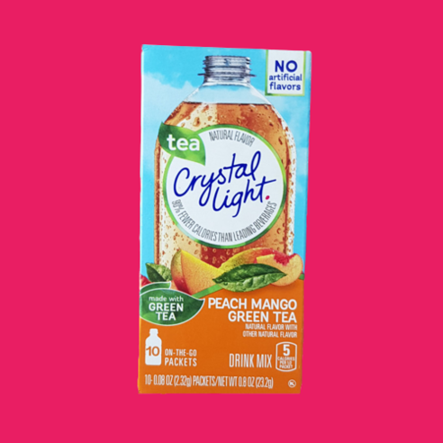 다이어트 크리스탈라이트 피치망고그린티 1포 500ml 10개입, 체리석류, 6개, 10개, 0.5l