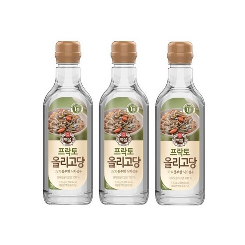 백설 프락토 올리고당 1.2kg x 3개