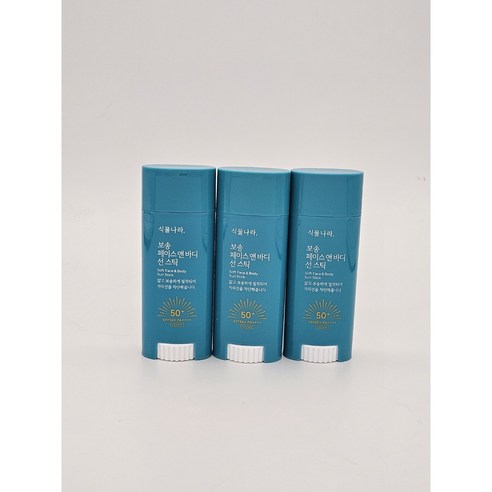 식물나라 산소수페이스앤바디보송선스틱_1+1, 30g, 3개