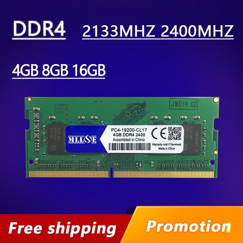 DDR48G DDR416G DDR416GB DDR43200 MLLSE-DDR4 8GB 4GB 16GB 2133 Mhz 2400 메모리 램 DDR4 sdram 노트북 4 4G 8, 6.DDR4 2400MHZ 16GB