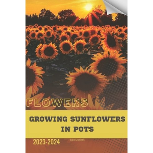 (영문도서) Growing Sunflowers in Pots: Become flowers expert Paperback, Independently Published, English, 9798871392034