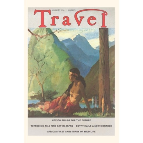 (영문도서) Vintage Journal Indian Woman Travel Magazine Cover Paperback, Found Image Press, English, 9781648112645