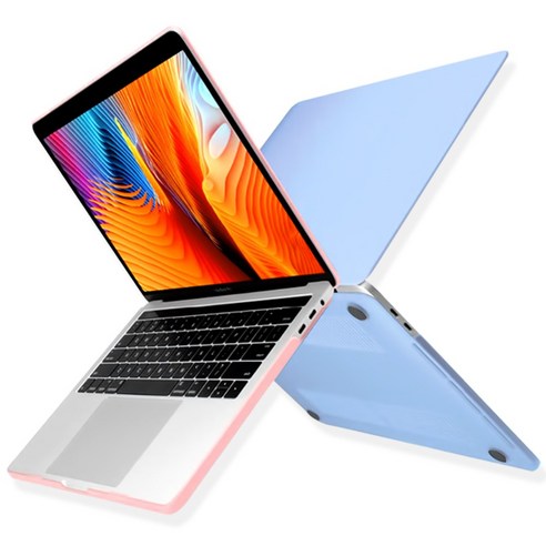 파스텔 로고컷 케이스로 MacBook Pro에 스타일과 보호를 더하세요.