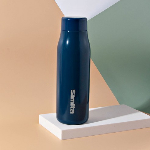 스마트 텀블러 스테인리스 멀티 컬러21.7*7cm, 블루