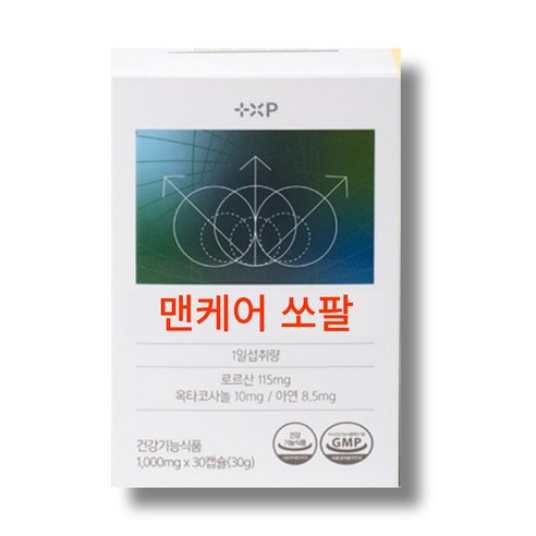 카리토 성분 전립선 건강 비대 배뇨개선 정력 도움을 주는 맨케어 옥타아연, 30정, 1개