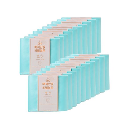 매직캔 호환 반값 리필봉투 280, 20개, 27L