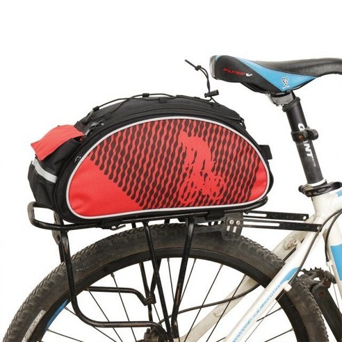 ZZJJC 자전거 자전거 짐바리 포장 후 짐칸 백산 백산 백산 뒷좌석 백산 방수, 레드비덮개, 11L