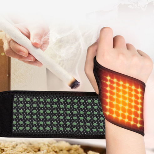 찜질손목보호대 손목 보호대 쑥뜸 온열 적외선 산모 산후 건초염 터널증후군 통증 기능성 아대 1P, 1개 Best Top5