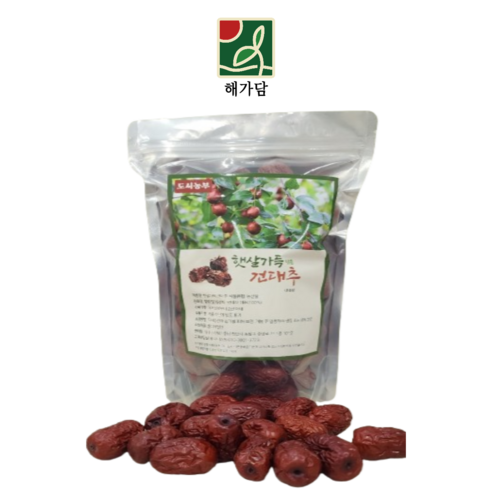 햇살가득담은 대추 1kg, 1개 생대추 햇살가득담은 대추 1kg, 1개 생대추