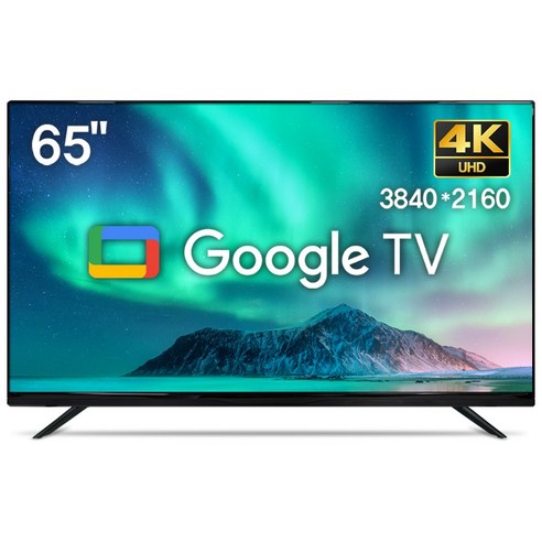 위드라이프 구글 스마트 65인치4K UHD TV 최신형 고화질 안드로이드티비, 165cm/65인치, 65SMART, 스탠드형, 방문설치