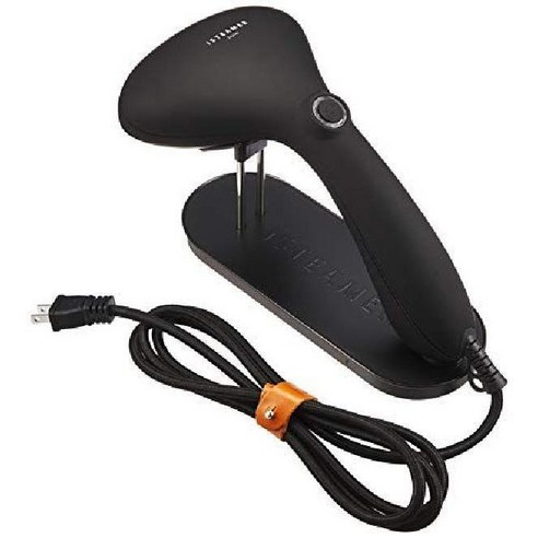 아이스티머 iSTEAMER 핸디형 스팀 다리미 살균 탈취 580g 초경량 100V, 블랙