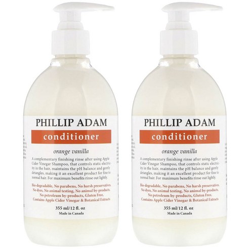 Phillip Adam 컨디셔너 오렌지 바닐라, 2개, 355ml