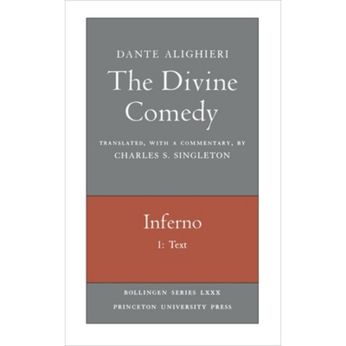 (영문도서) The Divine Comedy I. Inferno Vol. I. Part 1: Text Paperback, Princeton University Press, English, 9780691018966