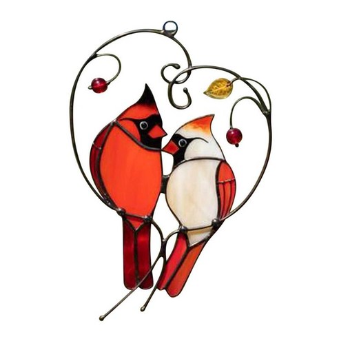 벽 거는 추기경 조각품 삽화 장식적인 새 장신구 튼튼한 아연 합금, 스타일 5, {"수건소재":"금속"}