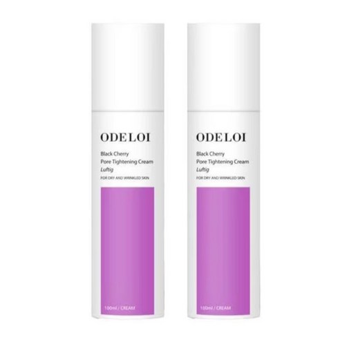 오드로이 블랙체리 모공수축크림 로프디 100ml, 200ml, 1세트