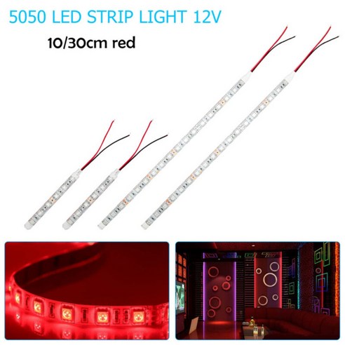 천체 망원경 돕소니안 LED 스트립 SMD 5050 RGB CCT 방수 DC 12V 라이트 웜 레드 블루 그린 10cm, 02 Warm White_01 2Pcs 10CM