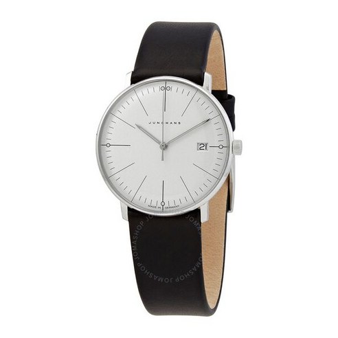 Junghans Max Bill 쿼츠 실버 다이얼 여성용 시계 047/4251.04