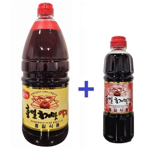 홍게액젓1.8리터 1개 + 맛장500 1개 꽃게액젓 편스토랑 및 이영자 파김치 비법, 1, 1800ml