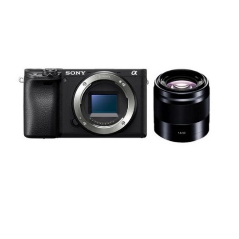 소니 알파 A6400 미러리스카메라 바디 블랙 + SEL50F18 패키지, ILCE-6400