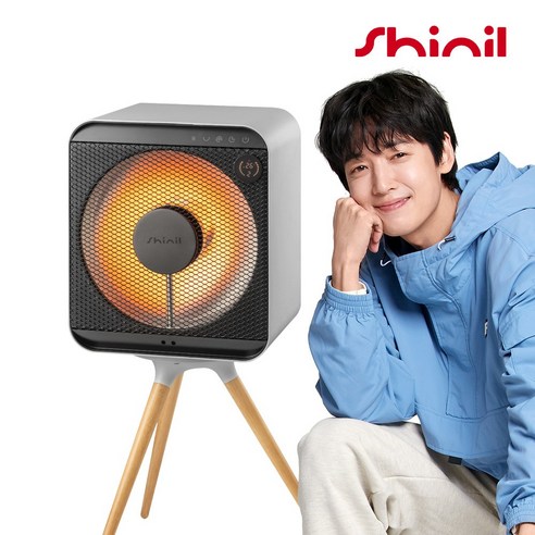 신일 1구 하이라이트 큐브 전기히터, 화이트, SEH-F700HLW