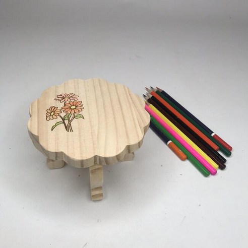 목공체험 DIY 각인 꽃소반(미니) 에셀나무