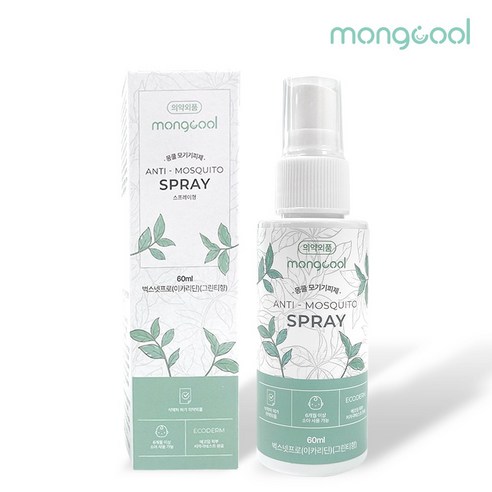 몽쿨 유아 모기 퇴치 벌레 기피제 스프레이, 3개