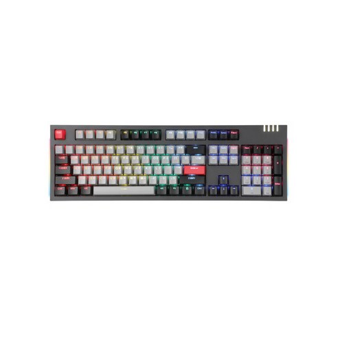 앱코 K660P 프리미엄 무빙LED 키보드 다크그레이 클릭