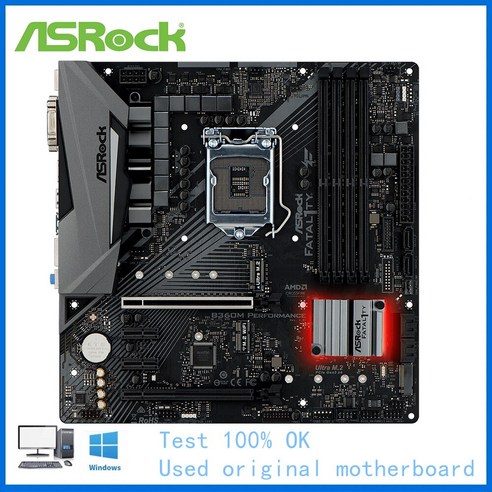 ASRock B360M Fatal1ty 성능 메인보드 컴퓨터 소켓 LG 호환A1151 DDR4 데스크탑 메인 보드용 인텔 B360 호환A 1151 CPU 용