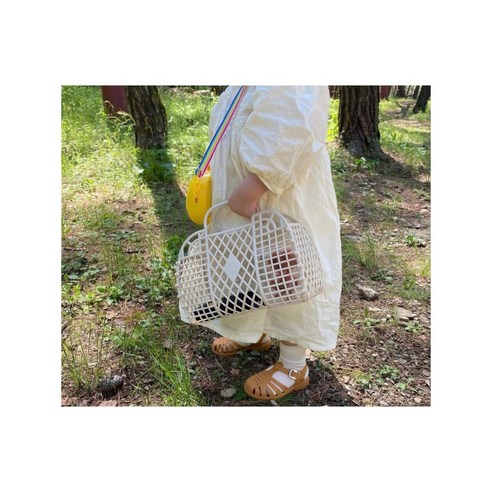 아동 장바구니, 1+1=2개, 아이보리