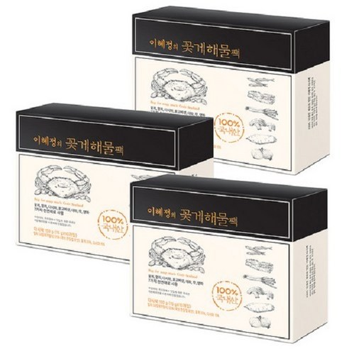 빅마마 이혜정의 꽃게해물다시팩