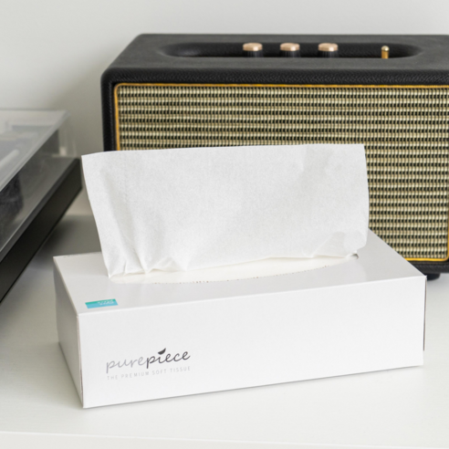 고품질 피부 관리를 위한 퓨어피스 미용티슈