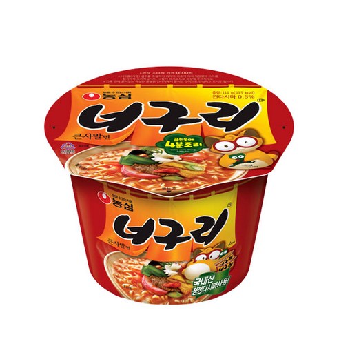 궁극적인 맛집: 다양한 맛을 즐길 수 있는 농심 큰사발 컵라면 12종 세트
