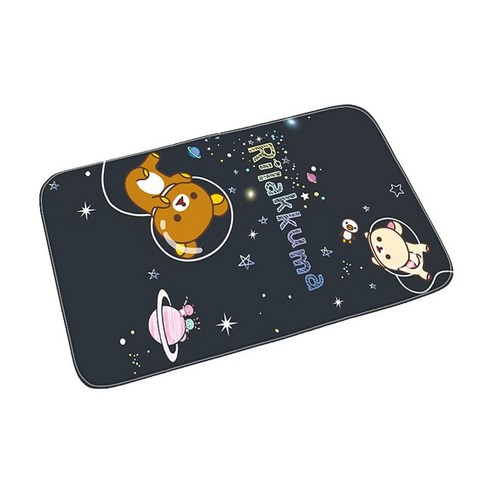 환영 입구 비-슬립 개 고양이 카펫 주방 매트 현대 만화 Rilakkuma 층 매트 홈 장식 복도 발코니 문 매트, 40센치메터x60센치메터, New000496