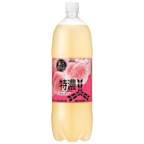 아사히 음료 미츠야 특노 피치 스쿼시 1.5L×8개 사이다, 1.5L, 8개