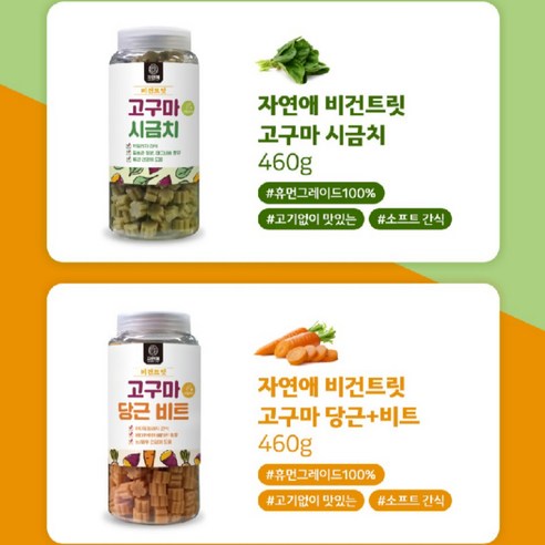 반려견을 위한 건강한 비건 간식