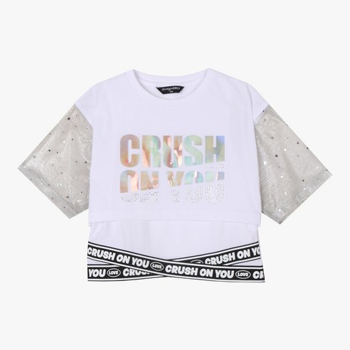 더데이걸NC12 크롭 반팔 블링 나시세트 TGRA24525_고잔점