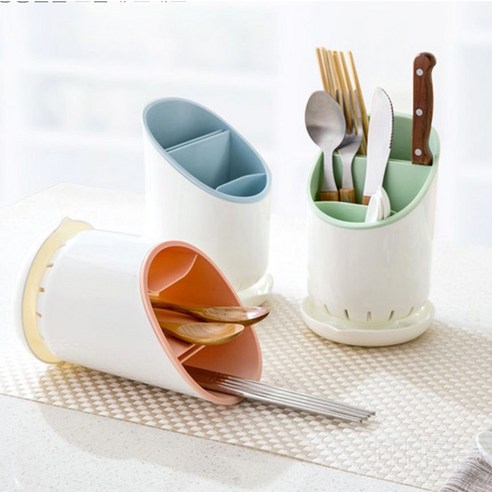 주방 공간의 마법사, 슈리팜 물빠짐 수저통 건조대!