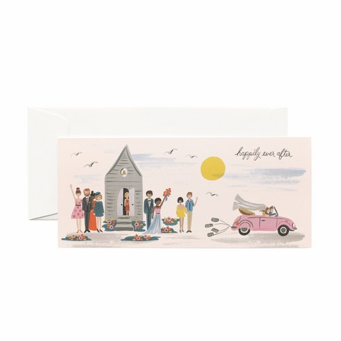 라이플페이퍼 Wedding Send-off No.10 Card 웨딩 카드, 단품